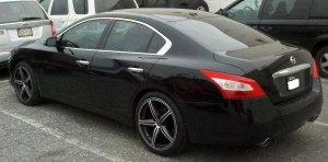 2011 Nissan Maxima with 20x8.5 Foose Speed wheels