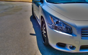 2011 Nissan Maxima with 22x8.5 wheels