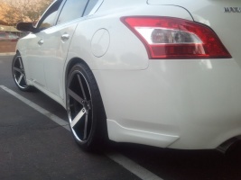 2011 Nissan Maxima with Vossen VVSCV3 wheels