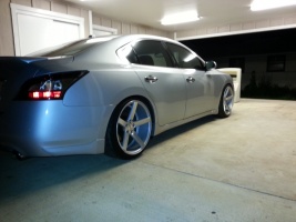2012 Nissan Maxima with 20x10.5 Vossen CV-3 wheels
