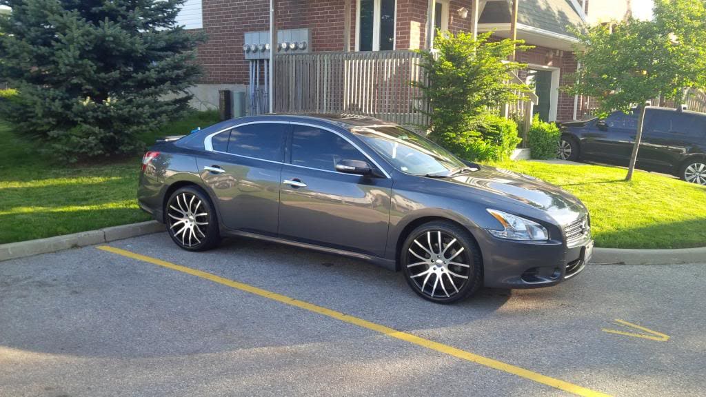2012 Nissan Maxima with 20x8.5 Giovanna Kilis wheels