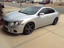 2012 Nissan Maxima with 20x9 wheels