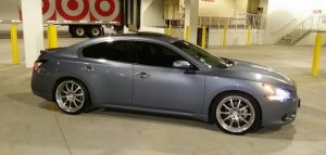 2014 Nissan Maxima with 20x9 Work VS-FX wheels