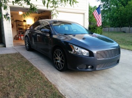 2014 Nissan Maxima with 20x8.5 TSW Nurburgring wheels