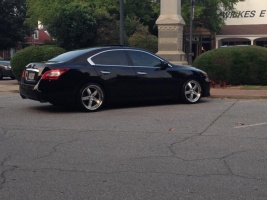 2013 Nissan Maxima with 19x8.5 Vossen VVS084 wheels