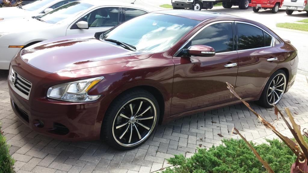 2014 Nissan Maxima with 20x9 Lexani CVX-55 wheels