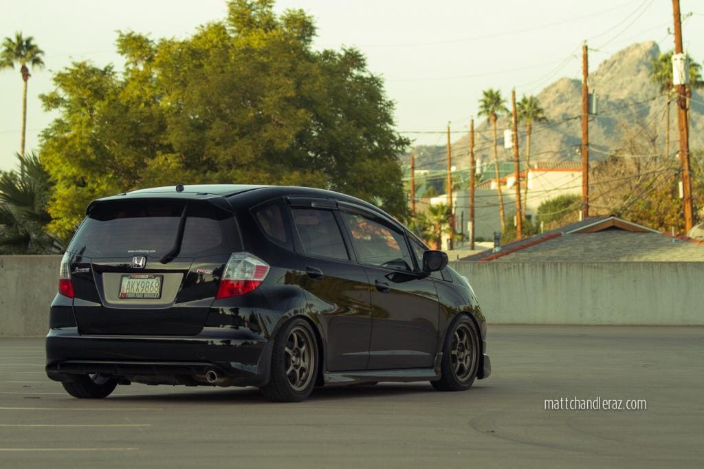 2010 Honda Fit with 15x6.5 SSR Type C wheels
