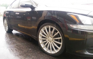 2014 Nissan Maxima with 20x8.5 TSW Mallory wheels