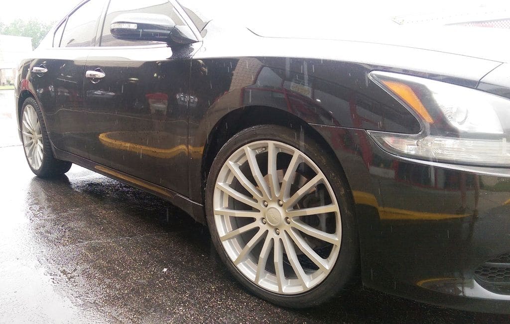 2014 Nissan Maxima with 20x8.5 TSW Mallory wheels