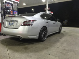 2014 Nissan Maxima with 20x9 Vossen CV1 wheels