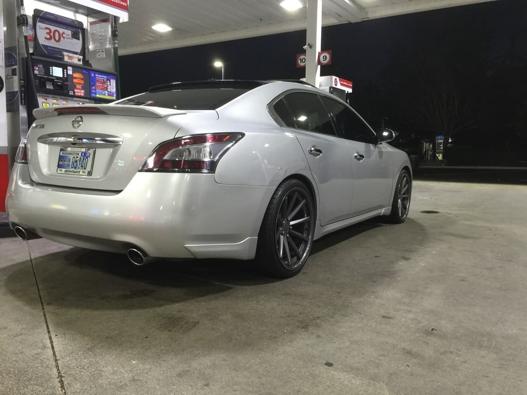 2014 Nissan Maxima with 20x9 Vossen CV1 wheels