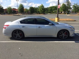 2014 Nissan Maxima with 20x9 wheels