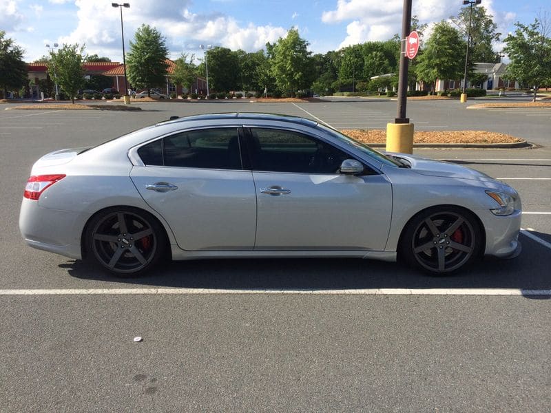 2014 Nissan Maxima with 20x9 wheels