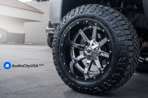 2015 GMC Sierra 2500HD with 22x12 Fuel D260 wheels