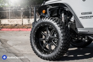 2017 Jeep Wrangler with 22x10 Fuel Maverick D538 wheels