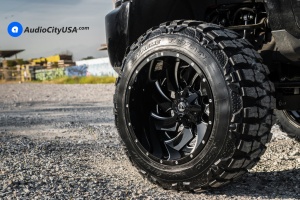2016 Chevrolet Silverado 2500HD with 22x14 Fuel Cleaver D239 wheels