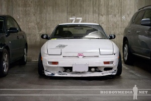 1989 Nissan S13 with 17x9.5 Enkei RPF1 wheels