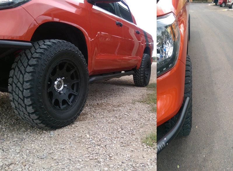2015 Toyota Tundra with 18x9 wheels
