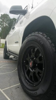 2015 Toyota Tundra with 18x9 level 8 guardian wheels