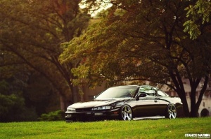 1998 Nissan S14 with 17x9 AFS Wheels 03 Cobra wheels