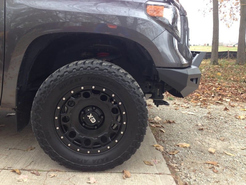 2016 Toyota Tundra with 17x8 KMC XD 129 Holeshots wheels