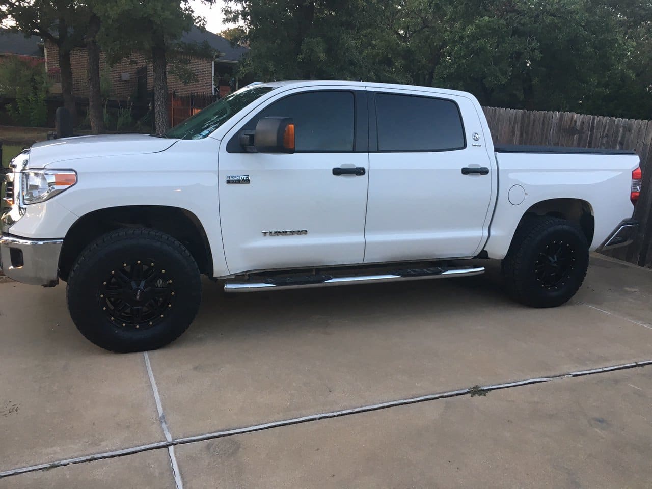 2016 Toyota Tundra with 18x9 Vision Incline 400 wheels