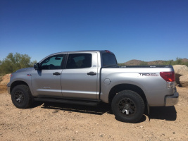 2013 Toyota Tundra with Black Rhino Warlords wheels