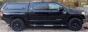 2015 Toyota Tundra with 20x9 Fuel Cleaver D574 wheels