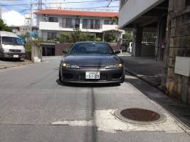 1999 Nissan S15 with 17x10 ssr professor sp1 wheels