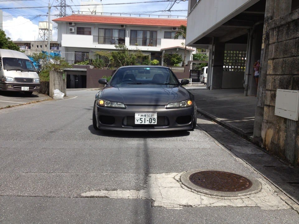 1999 Nissan S15 with 17x10 ssr professor sp1 wheels