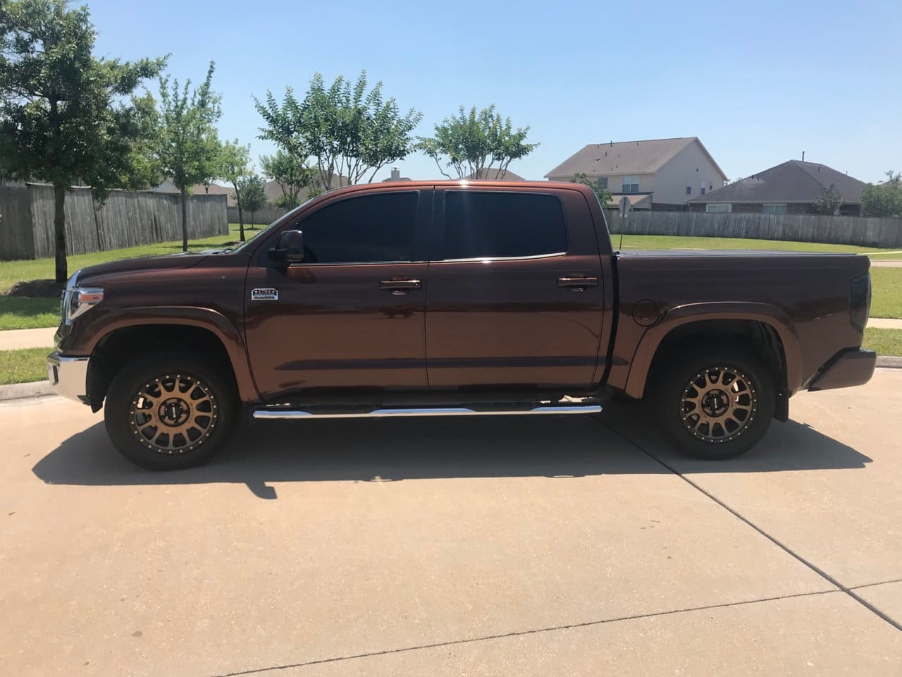 2014 Toyota Tundra with Method Race Wheels NV 305 Bronze wheels