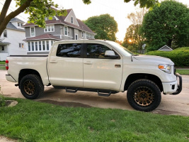 2017 Toyota Tundra with 20x9 Method Race Wheels NV 305 Bronze wheels
