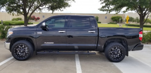2018 Toyota Tundra with 20x9 Fuel Lethal D567 wheels