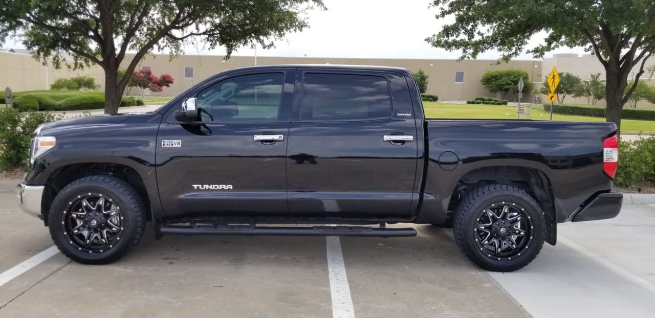 2018 Toyota Tundra with 20x9 Fuel Lethal D567 wheels
