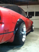 1992 Nissan S13 with 17x10.5 Replica Wheels 03 Cobra Deep Dish wheels