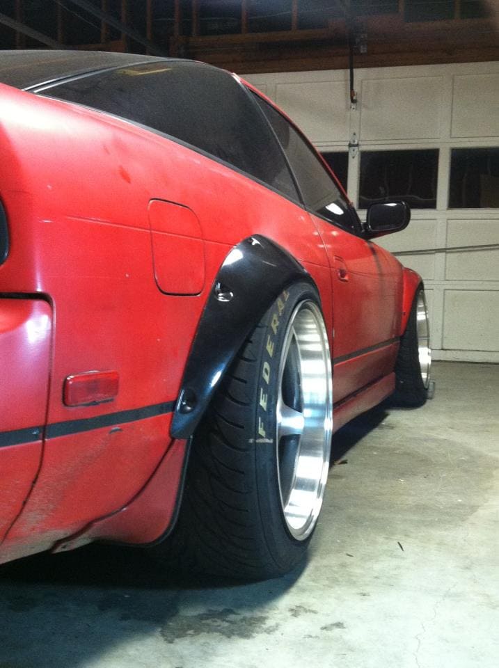 1992 Nissan S13 with 17x10.5 Replica Wheels 03 Cobra Deep Dish wheels