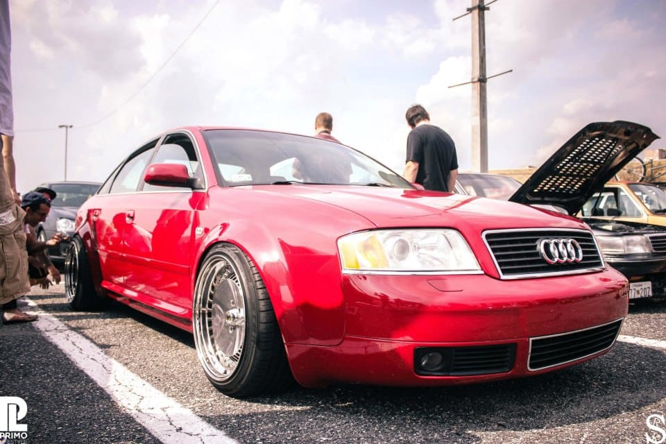2002 Audi A6 with 18x10.5 Schmidt TH Line wheels