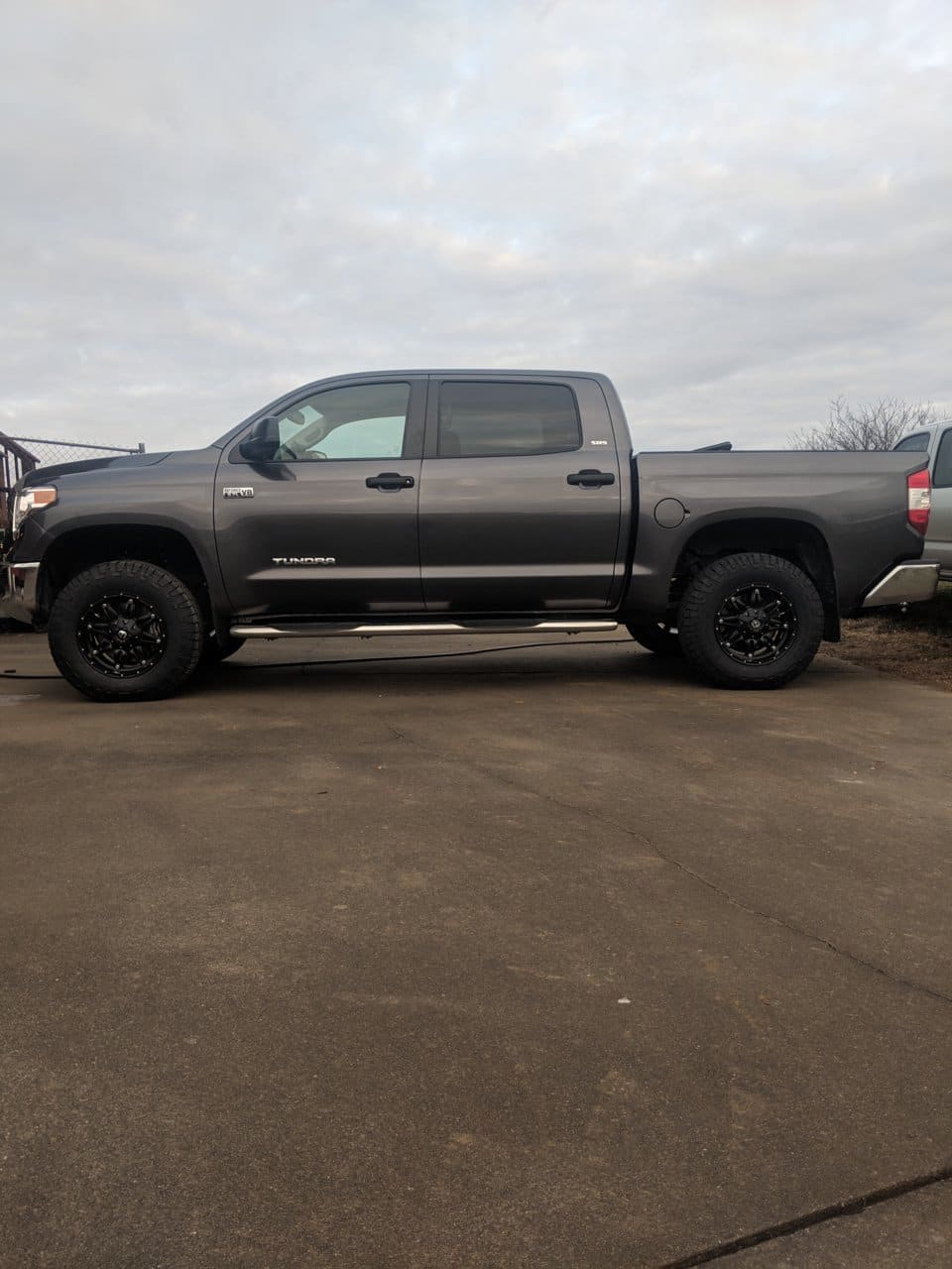 2016 Toyota Tundra with 18x9 Fuel Hostage D531 wheels
