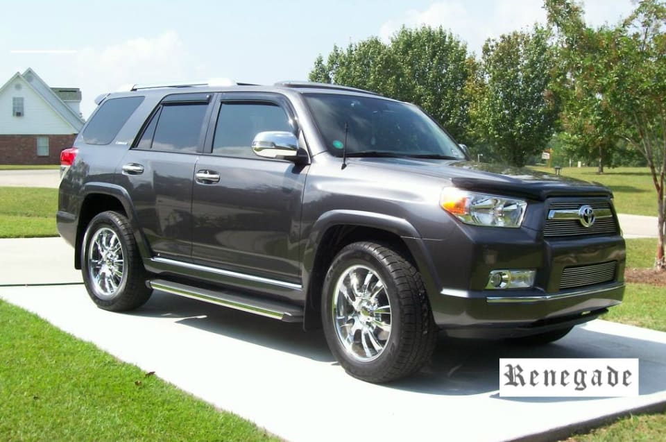 2011 Toyota 4Runner with 20x9 KMC Chrome wheels