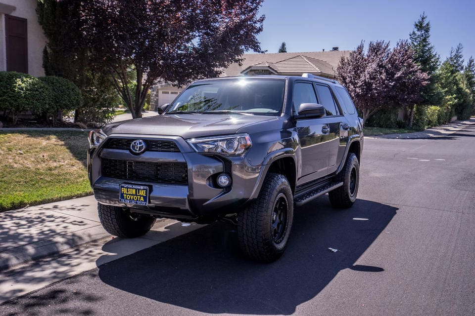 2015 Toyota 4Runner with 17x9 Mickey Thompsons wheels