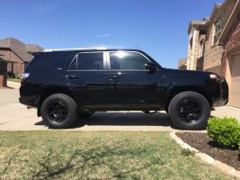2013 Toyota 4Runner with 17x8 Stock wheels