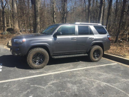 2016 Toyota 4Runner with 17x8 FX Pro wheels wheels