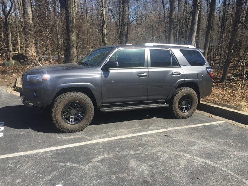 2016 Toyota 4Runner with 17x8 FX Pro wheels wheels