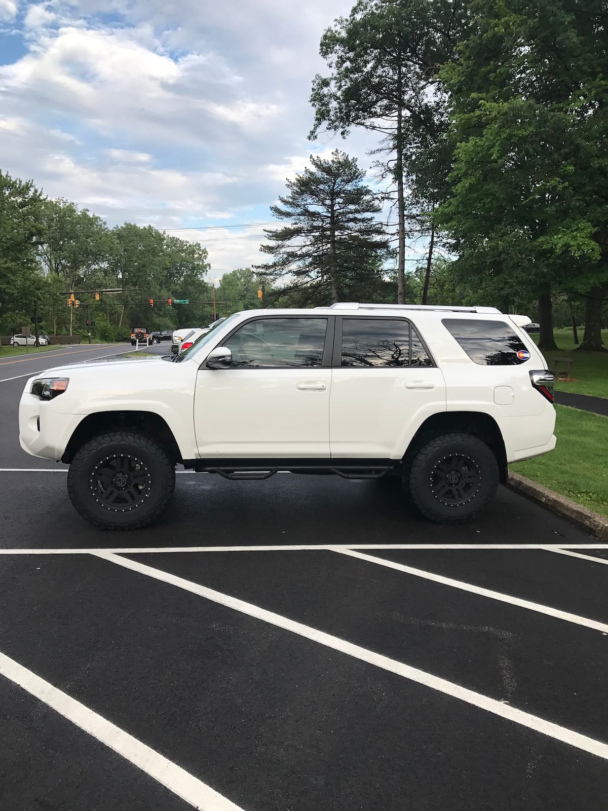 2016 Toyota 4Runner with 17x9 Black Rhino wheels