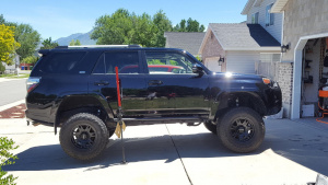 2016 Toyota 4Runner with 17x9 Micky Thompson Sidebiter II wheels