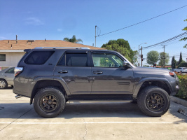 2016 Toyota 4Runner with 17x8.5 Stealth Custom Series SR8 wheels