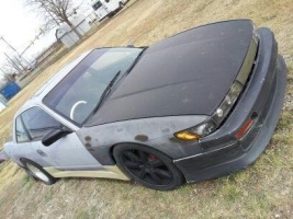 1991 Nissan S13 with 18x9.5 wheels