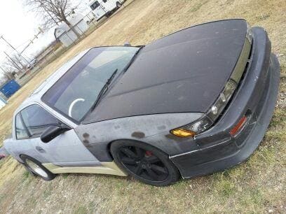 1991 Nissan S13 with 18x9.5 wheels
