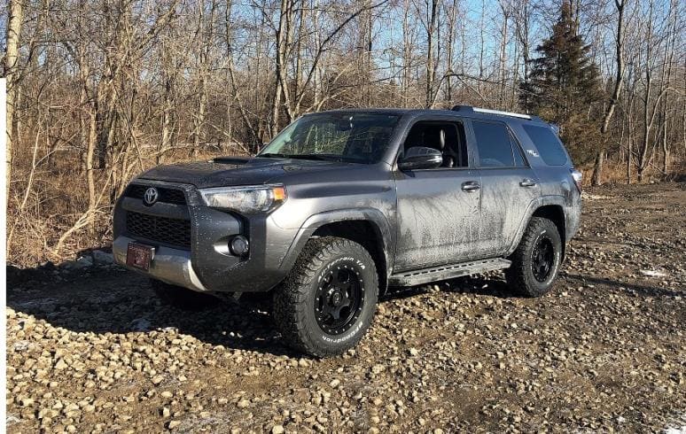 2018 Toyota 4Runner with 17x8 KMC XD 131 wheels