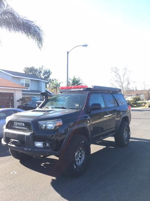 2014 Toyota 4Runner with Stealth Custom Series Ray 10 wheels